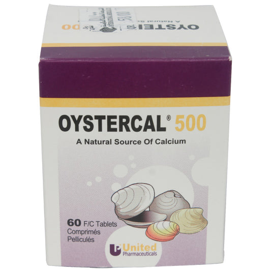 Oystercal 500mg Tablets 60'S - Wellcare Pharmacy