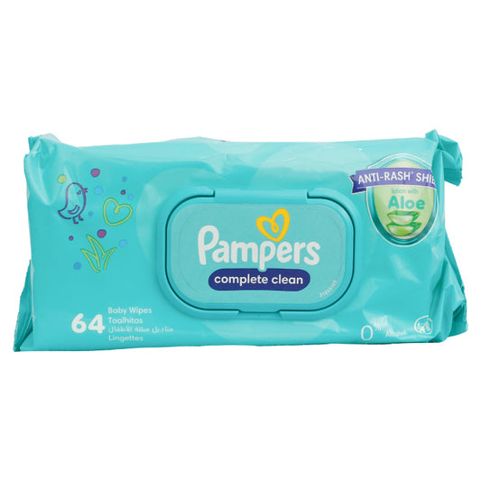 Pampers Baby Wipes Face Clean 64'S