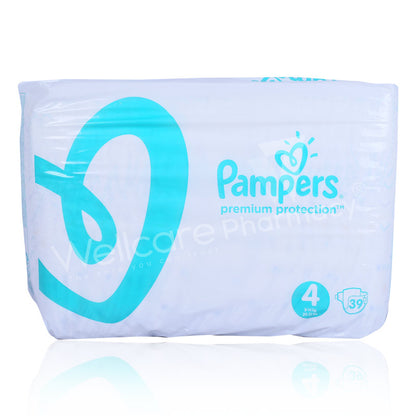 Pampers No4 Premium Care 9 To 14Kg Diaper 39'S