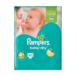 Pampers No4 Diaper 10-15Kg 41'S