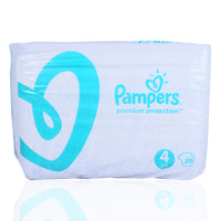 Pampers No4 Premium Care 9 To 14kg Diaper 39'S