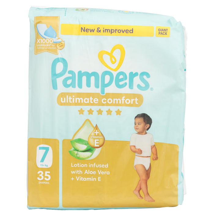 Pampers No7 Premium Care Diapers 18+kg 35'S