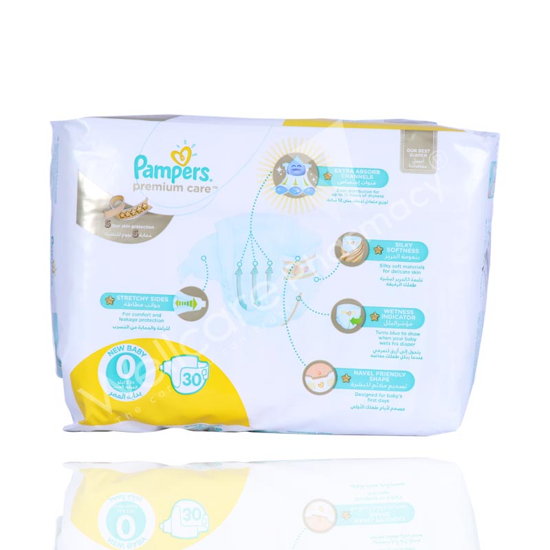 Pampers No Zero Premium Care 30'S