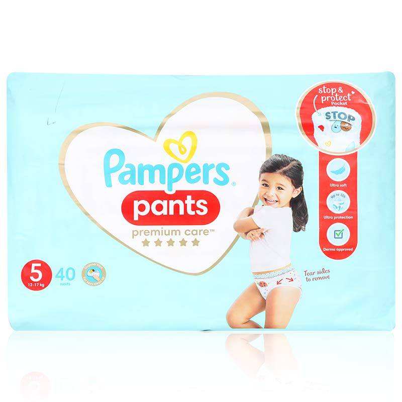 Pampers No5 Premium Care Pants 40'S