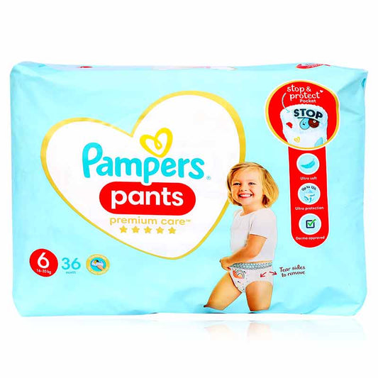 Pampers No6 Premium Care Pants 36'S