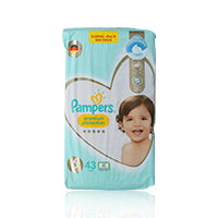 Pampers Premium Protection No:6 Diapers, Size: 13+ Kg  43Pcs