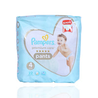 Pampers No4 Premium Care Pants 22'S