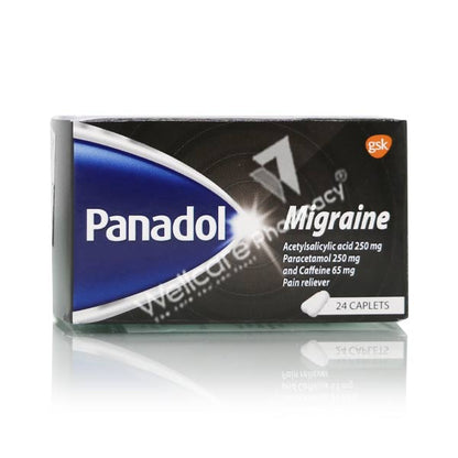 Panadol Migraine Caplets 24'S - Wellcare Pharmacy