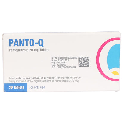 Panto-Q 20mg Tablets 30'S