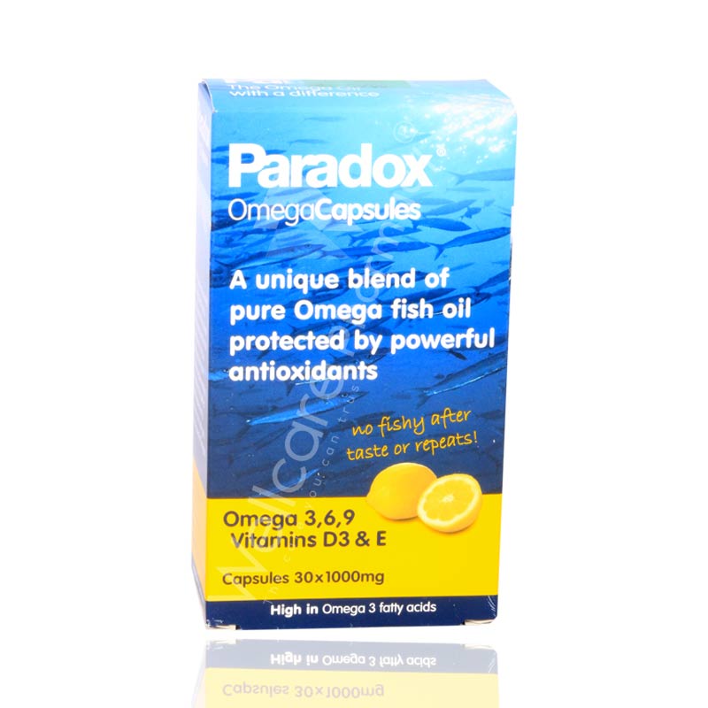 Paradox Omega 1000Mg Capsules 30'S Paradox Omega 1000Mg Capsules 30'S