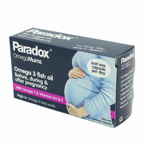 Paradox Omega Mums 1000Mg Capsules 30'S