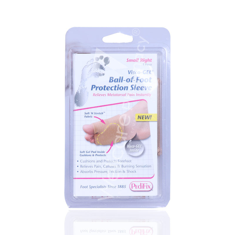 Pedifix Ball Of Foot Protector Sleeve Small Right