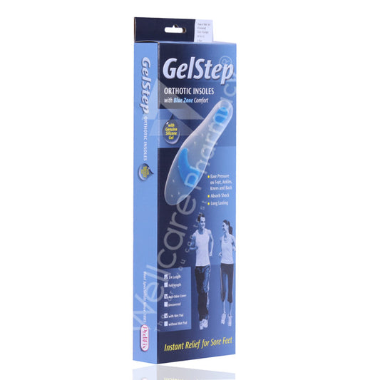 Pedifix Gelstep 3/4 Length Insoles Medium