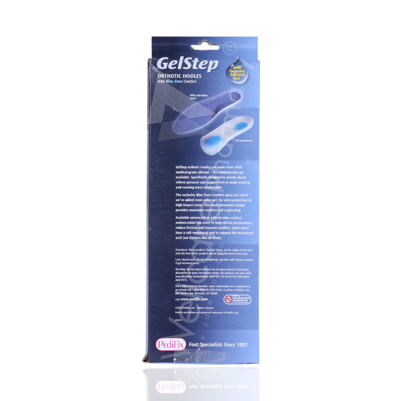 Pedifix Gelstep Full Length Replacement Insoles Large