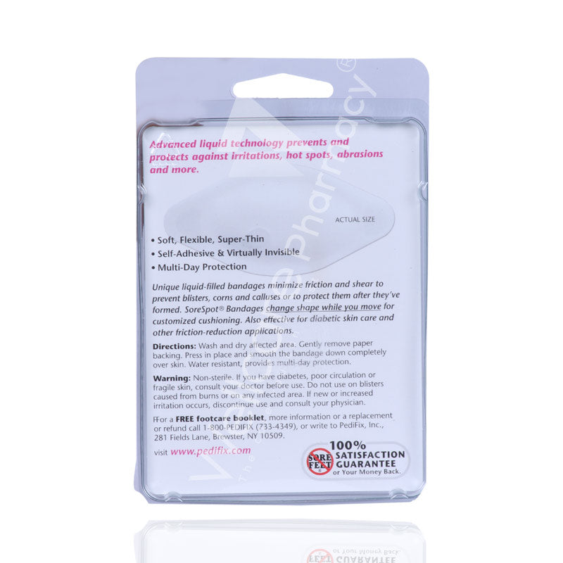 Pedifix Large Sore Spot Blister And Skin Protection Bandage P810