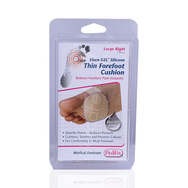 Pedifix P1321 Visco Gel Silicone Thin For Foot Cushion Right Large