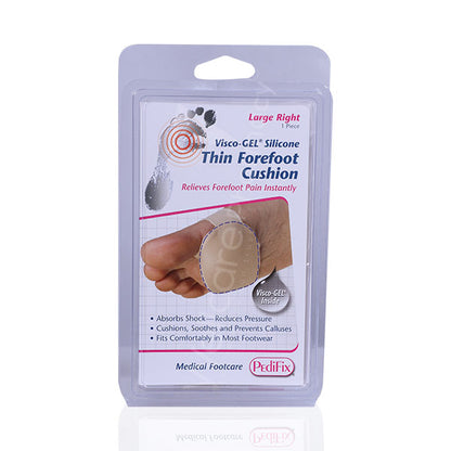 Pedifix P1321 Visco Gel Silicone Thin For Foot Cushion Right Large