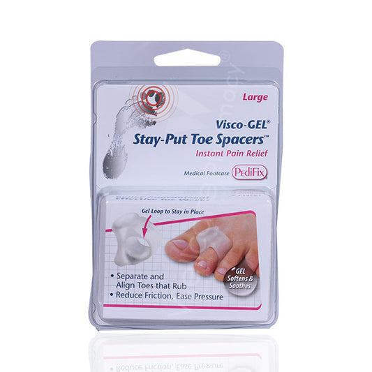 Pedifix P27 Visco Gel Stay Put Toe Spacer Large