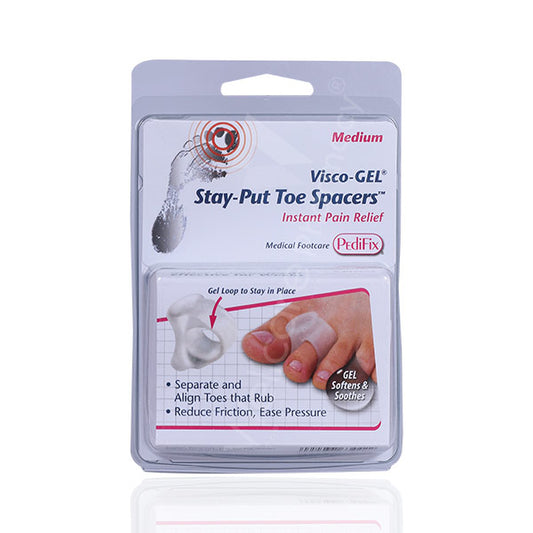 Pedifix P27 Visco Gel Stay Put Toe Spacer Medium