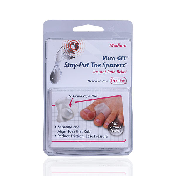 Pedifix P27 Visco Gel Stay Put Toe Spacer Medium