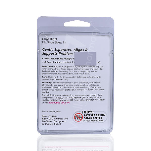 Pedifix P2853 Viscogel Toe Coach Right(Large)