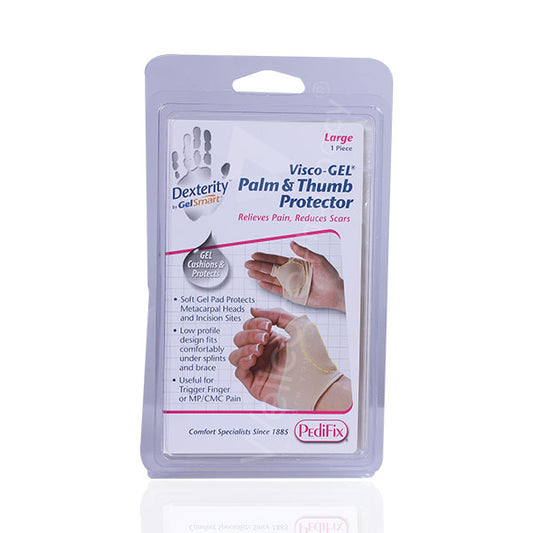 Pedifix P4306 Dexterity Visco-Gel Palm & Thumb Protector (Large)