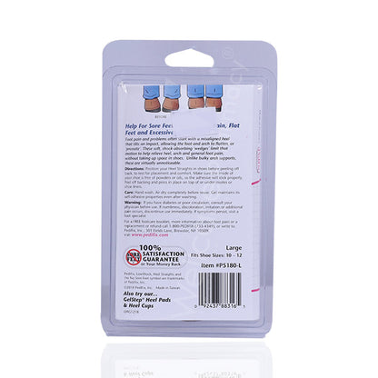 Pedifix P5180 Low Shock Gel Heel Straights Large