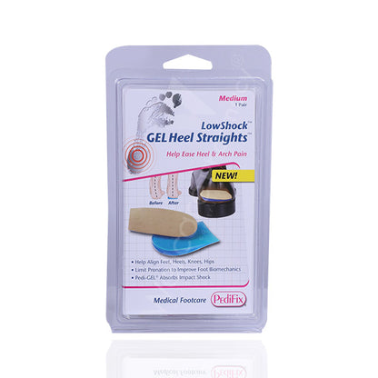Pedifix P5180 Low Shock Gel Heel Straights Medium
