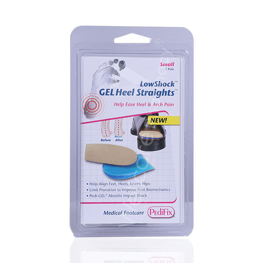Pedifix P5180 Low Shock Gel Heel Straights Small