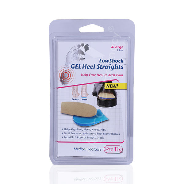 Pedifix P5180 Low Shock Gel Heel Straights X-Large