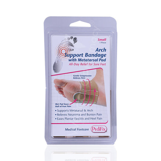 Pedifix P6002-S Arch Support Bandage W/ Metatarsal Pad