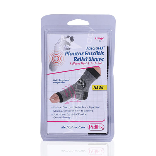 Pedifix P6023 Fascia Fix Plantar Fasciitis Relief Sleeve Large
