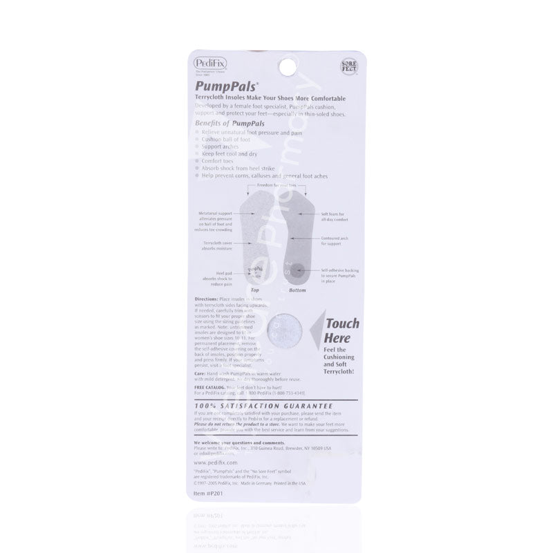 Pedifix Pump Pals Toe Cloth Women