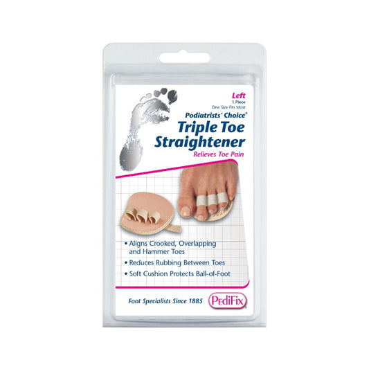 Pedifix Triple Toe Straightener Left Foot