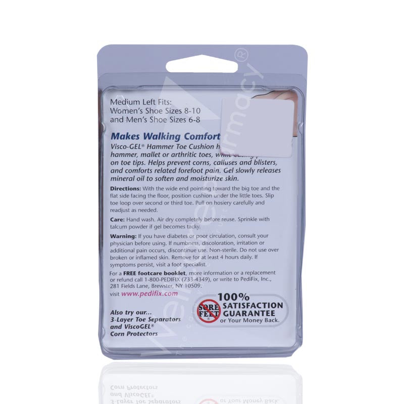Pedifix Visco Gel Hammer Toe Cushion Bent Support Medium