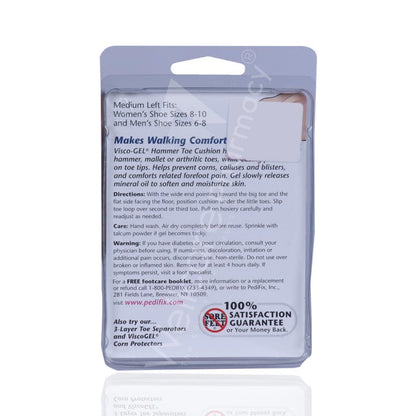 Pedifix Visco Gel Hammer Toe Cushion Bent Support Medium