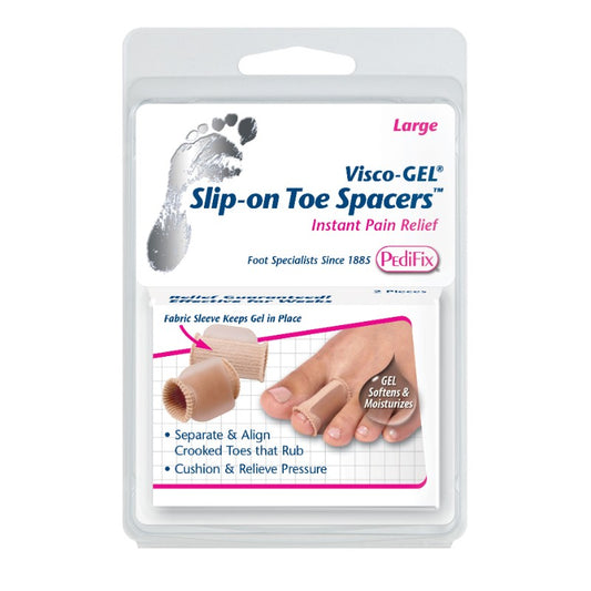 Pedifix Visco Gel Slip On Toe Spacers Large