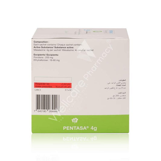 Pentasa 4G Sachets 30'S
