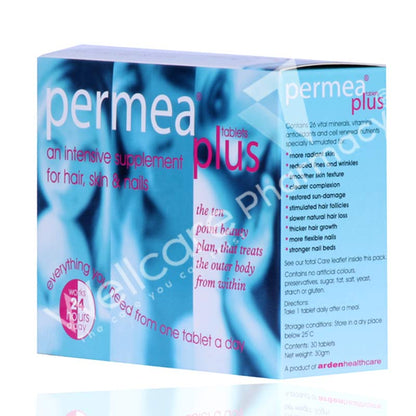 Permea Plus Tablets 30'S