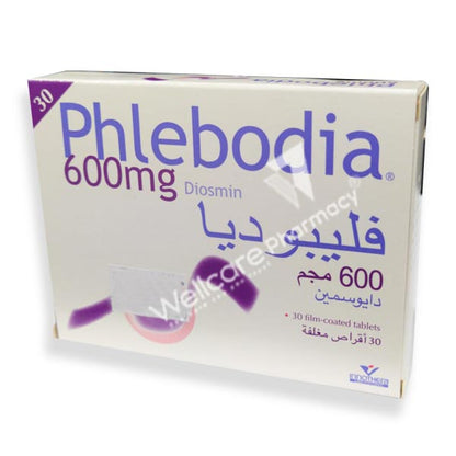 Phlebodia 600mg Film Coated Tablets 30'S