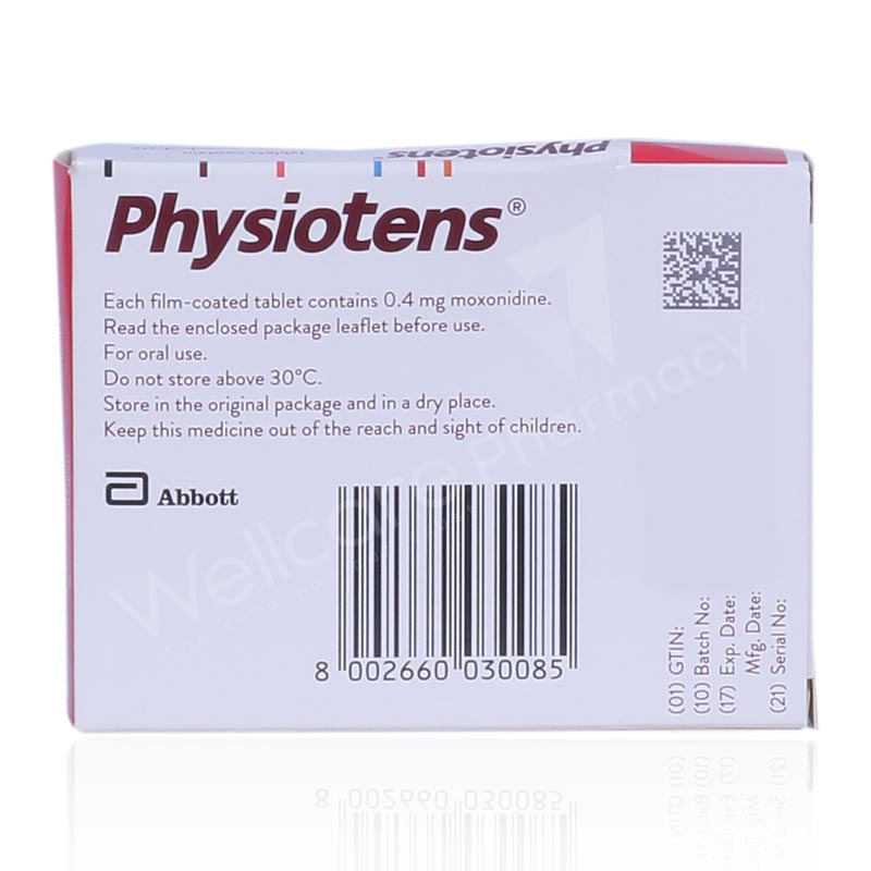 Physiotens .4Mg Tablets 28'S