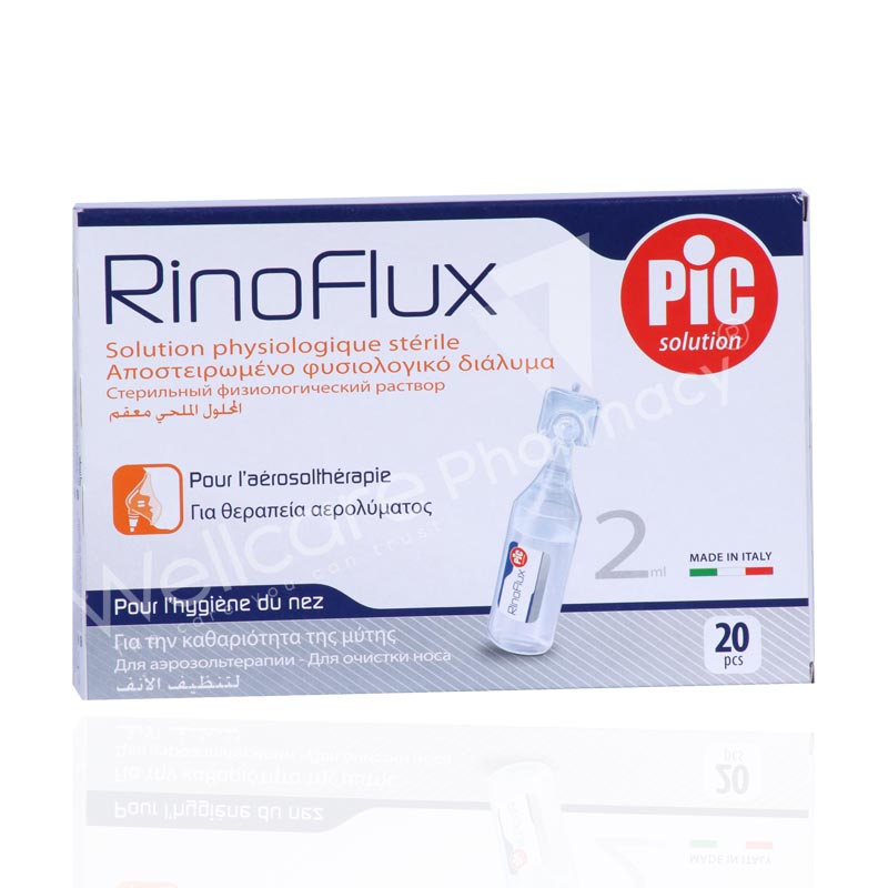 Pic Rinoflux Sterile Saline Solution 2mlx20'S