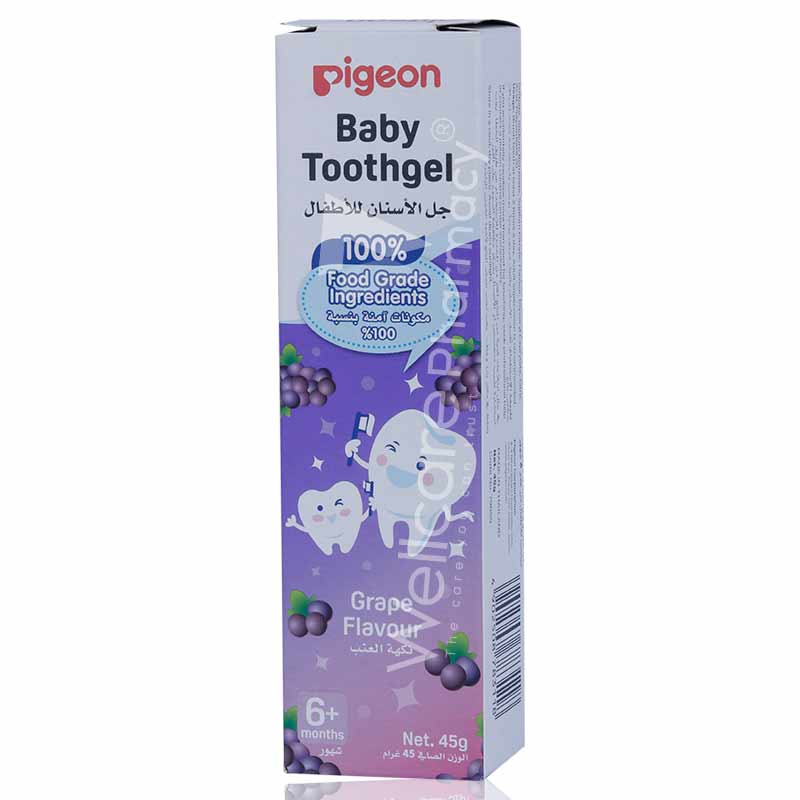 Pigeon Baby Toothgel Grape Flavour 45G
