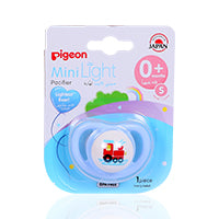 Pigeon Minilight Pacifier Single  0
Months Plus Boy Train