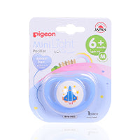 Pigeon Minilight Pacifier Single 6Months Plus Boy Aeroplane & Elephant