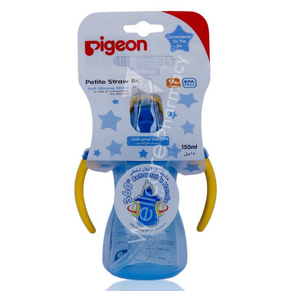 Pigeon Petite Straw Bottle Blue 150Ml