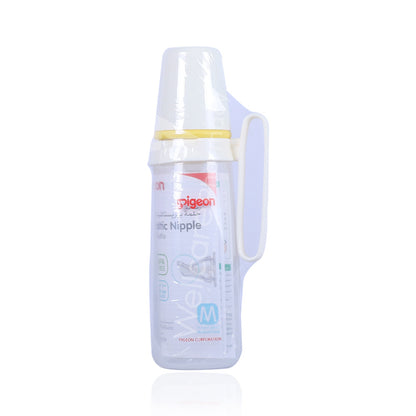 Pigeon Plastic Feeding Bottle With Handle 240Ml