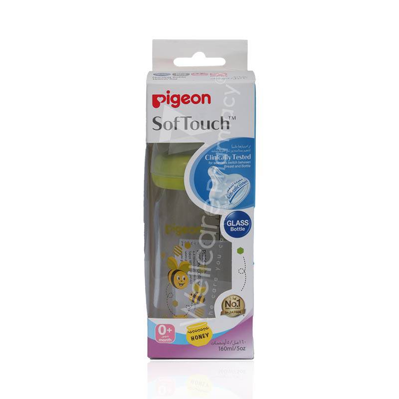 Pigeon S-Touch Glass Bottle 160Ml Pigeon S-Touch Glass Bottle 160Ml