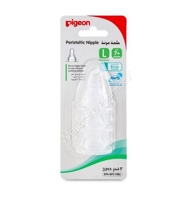 Pigeon Silicon Nipple Large 3'S