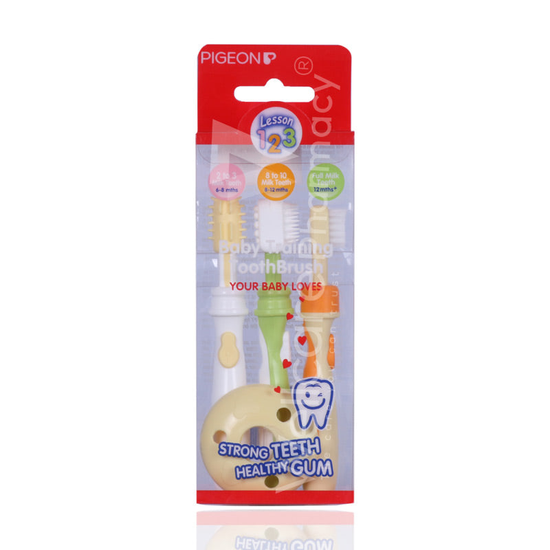 فرشاة أسنان تدريب الحمام - 3 قطع